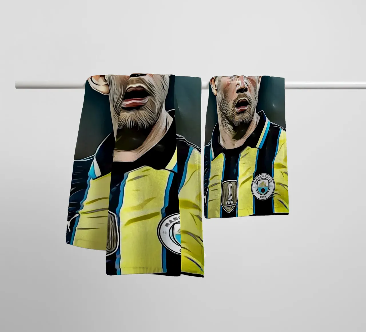 kevin de bruyne asciugamano da bagno da dark eagle