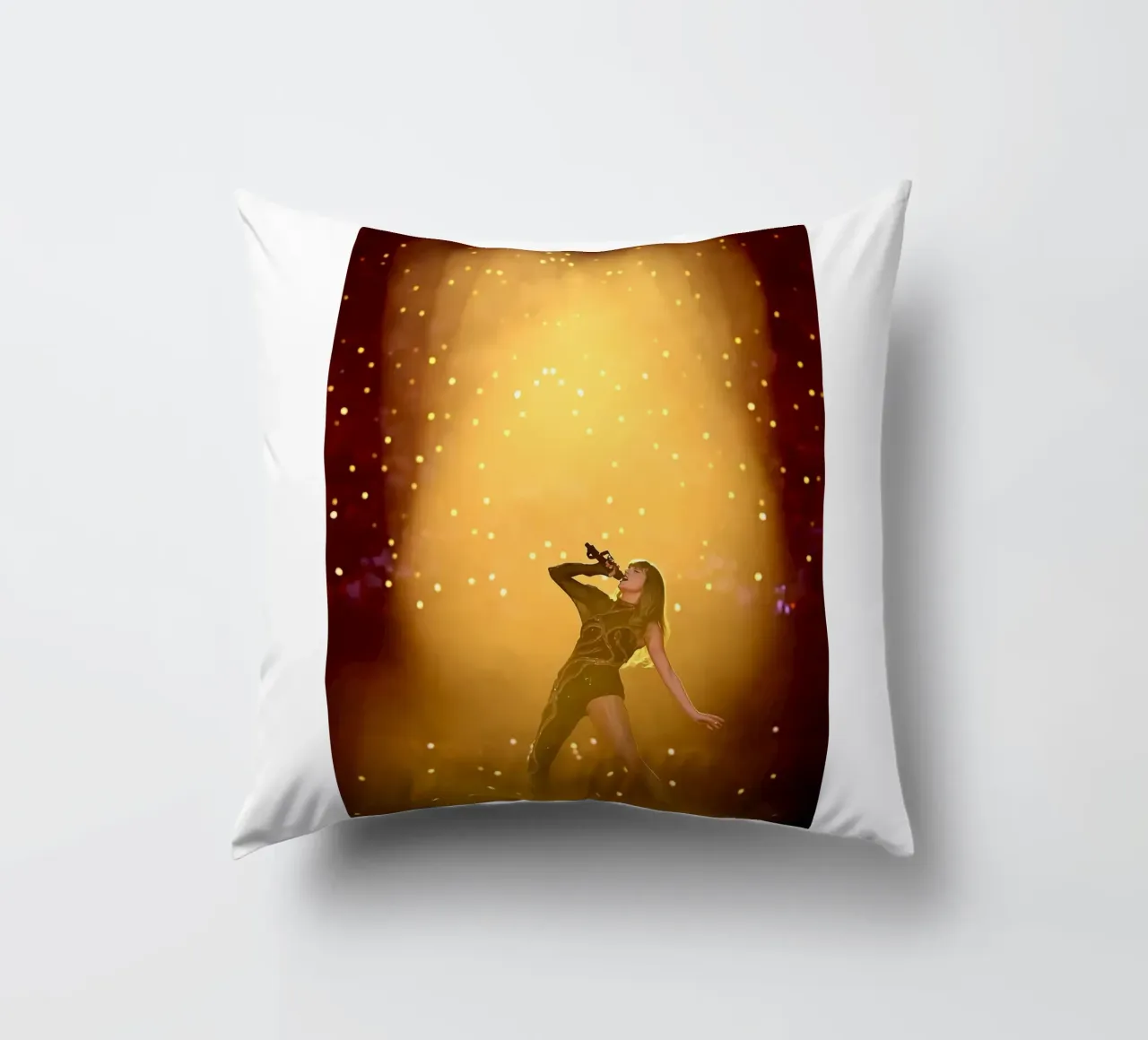 Fearless and Unstoppable Taylor Swift decorative cushion by dfgtfdt