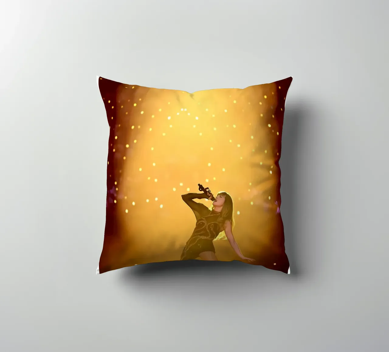 Fearless and Unstoppable Taylor Swift decorative cushion by dfgtfdt