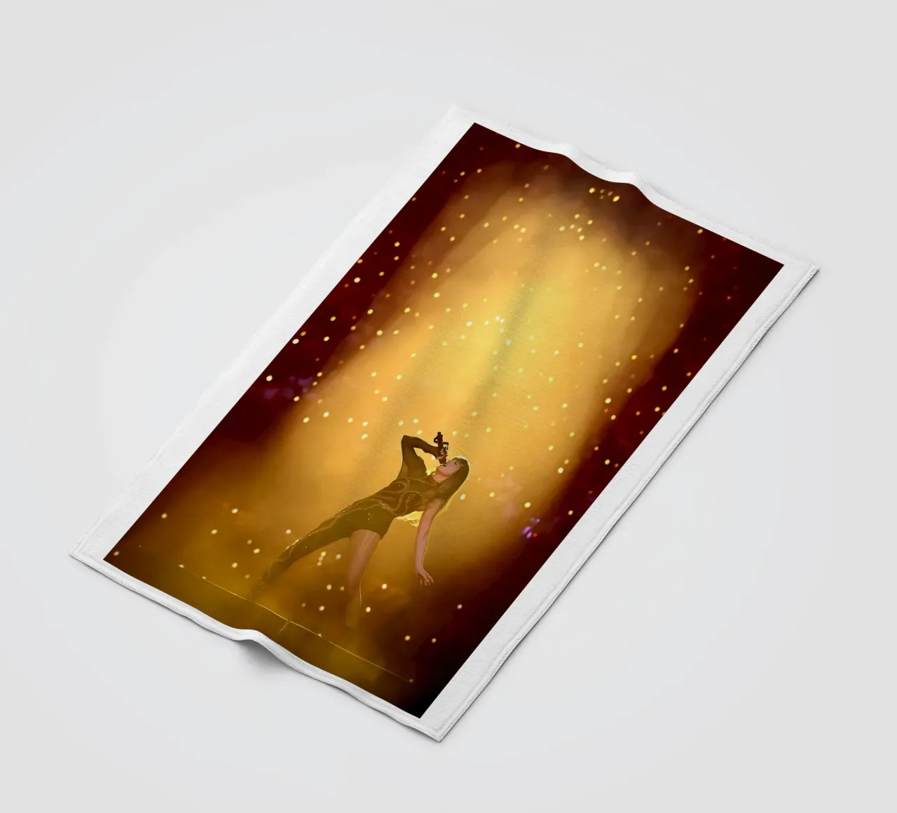 Fearless and Unstoppable Taylor Swift fleece blanket by dfgtfdt