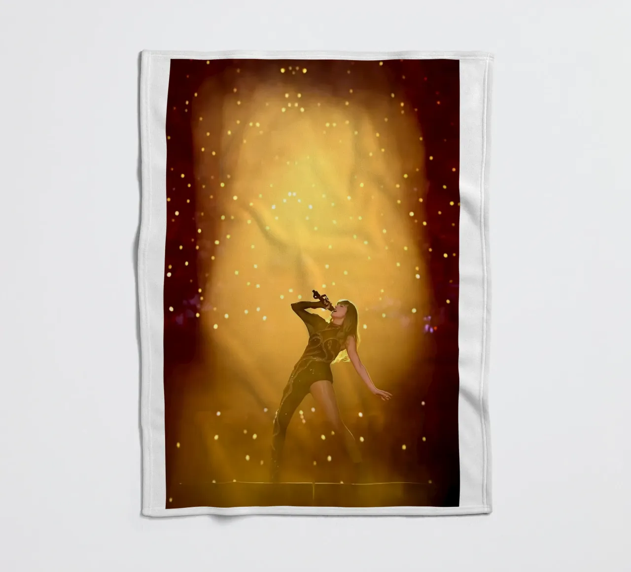 Fearless and Unstoppable Taylor Swift fleece blanket by dfgtfdt
