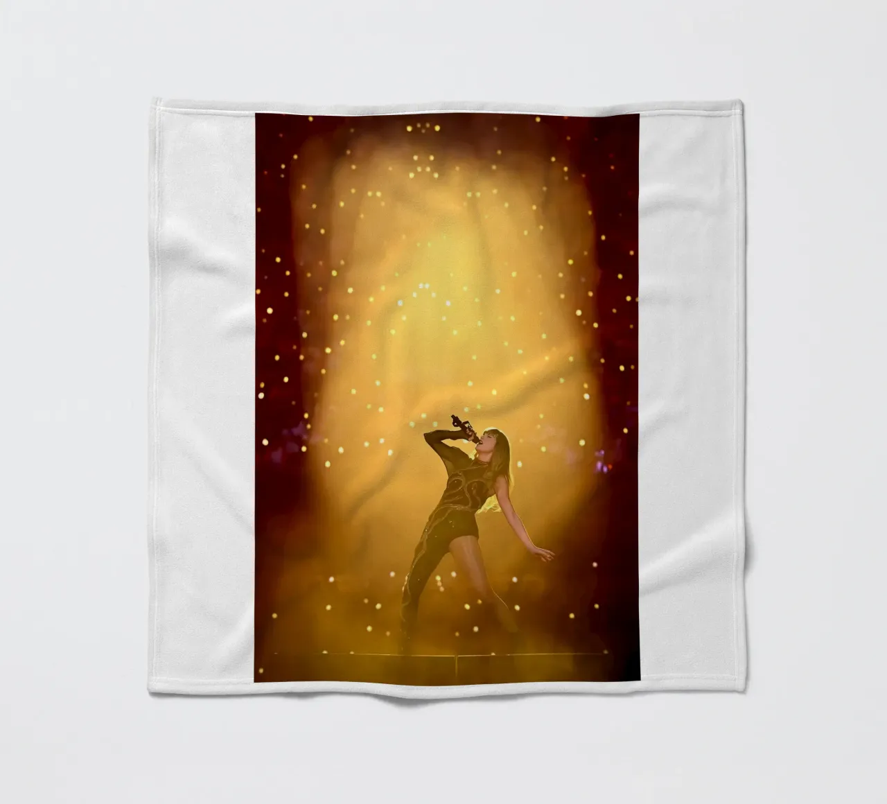 Fearless and Unstoppable Taylor Swift fleece blanket by dfgtfdt