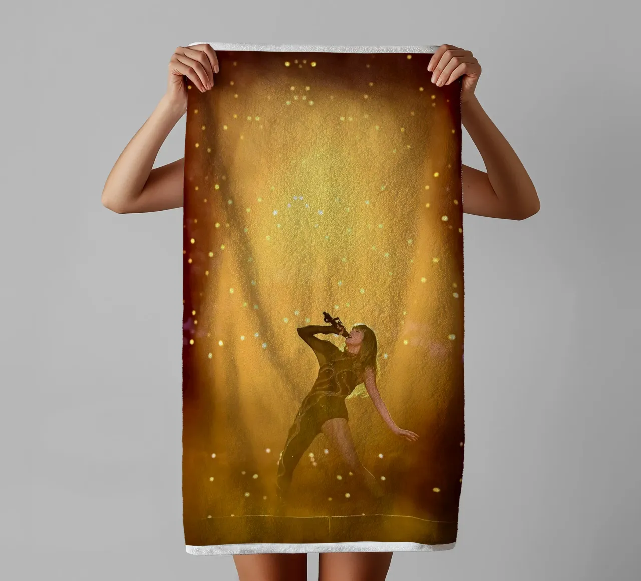 Fearless and Unstoppable Taylor Swift towel by dfgtfdt
