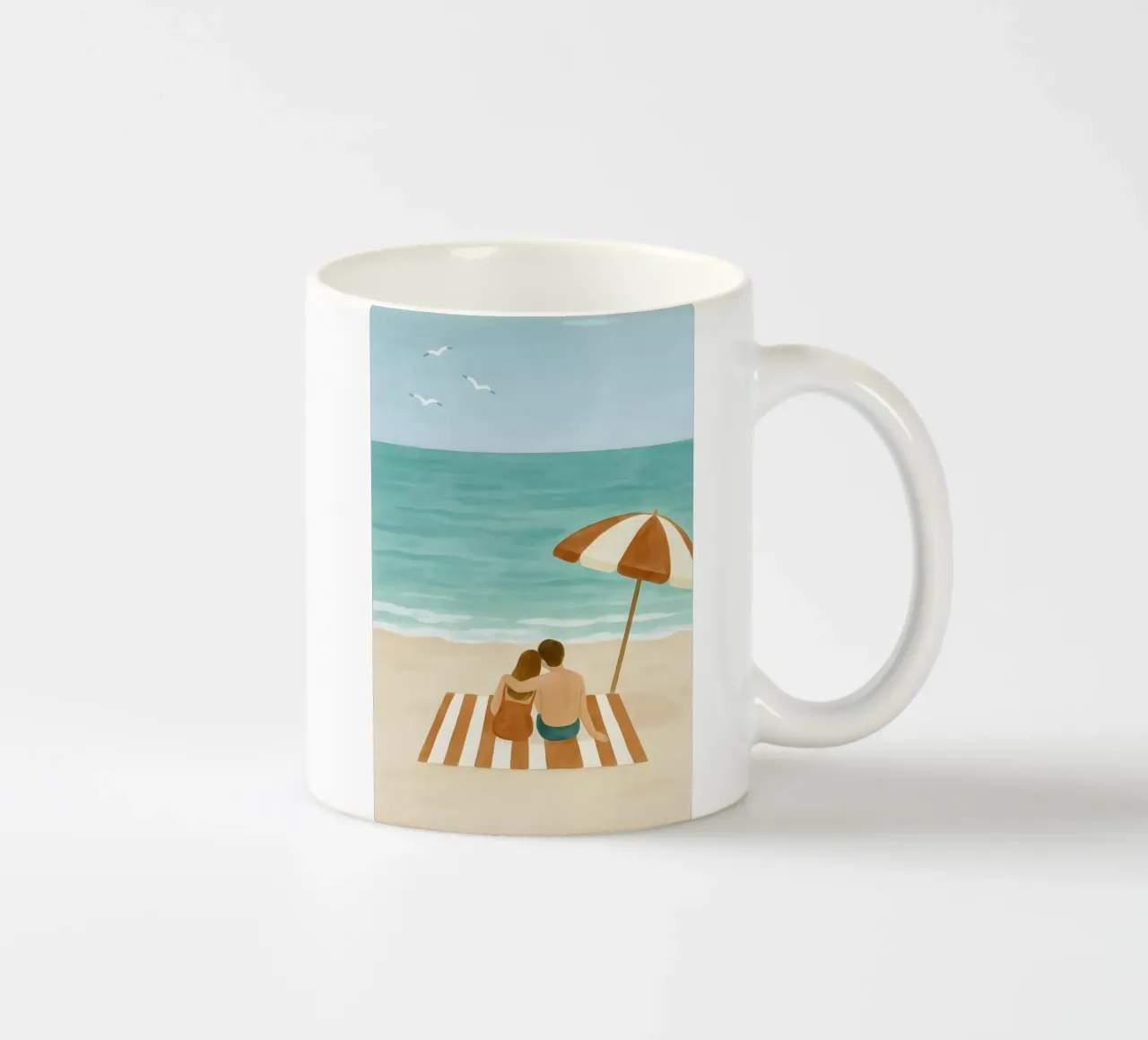 Meerblick zu zweit Keramik Tasse von Sea of Calm