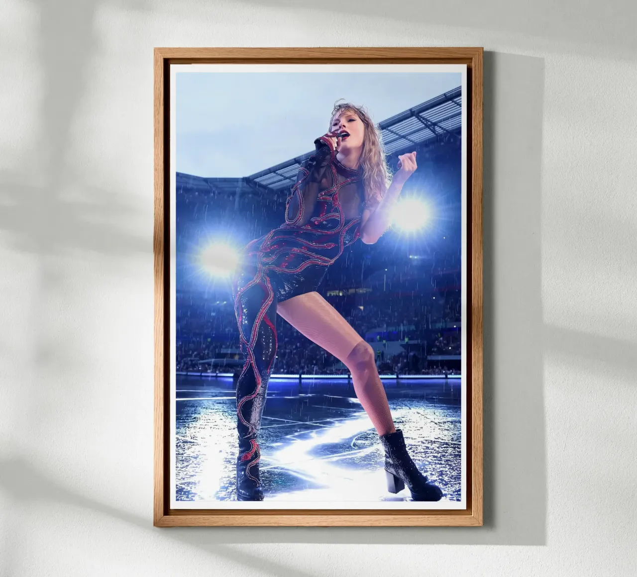 Un decennio di successi e di insuccessi Taylor Swift tela con Cornice a cassetta da dfgtfdt