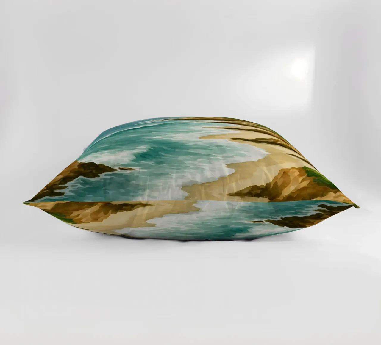 Scogliere in riva al mare turchese cuscino da Sea of Calm