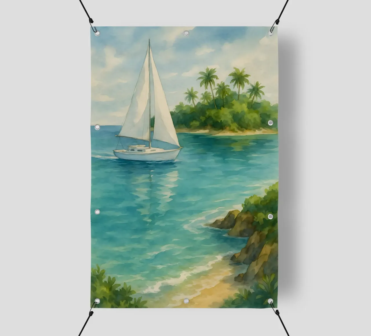 Navigare in paradiso telo in pvc da Sea of Calm
