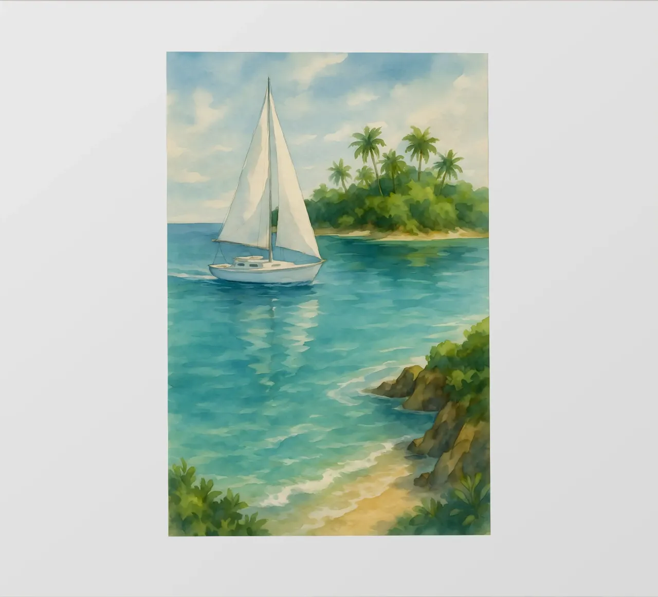 Navigare in paradiso telo in pvc da Sea of Calm