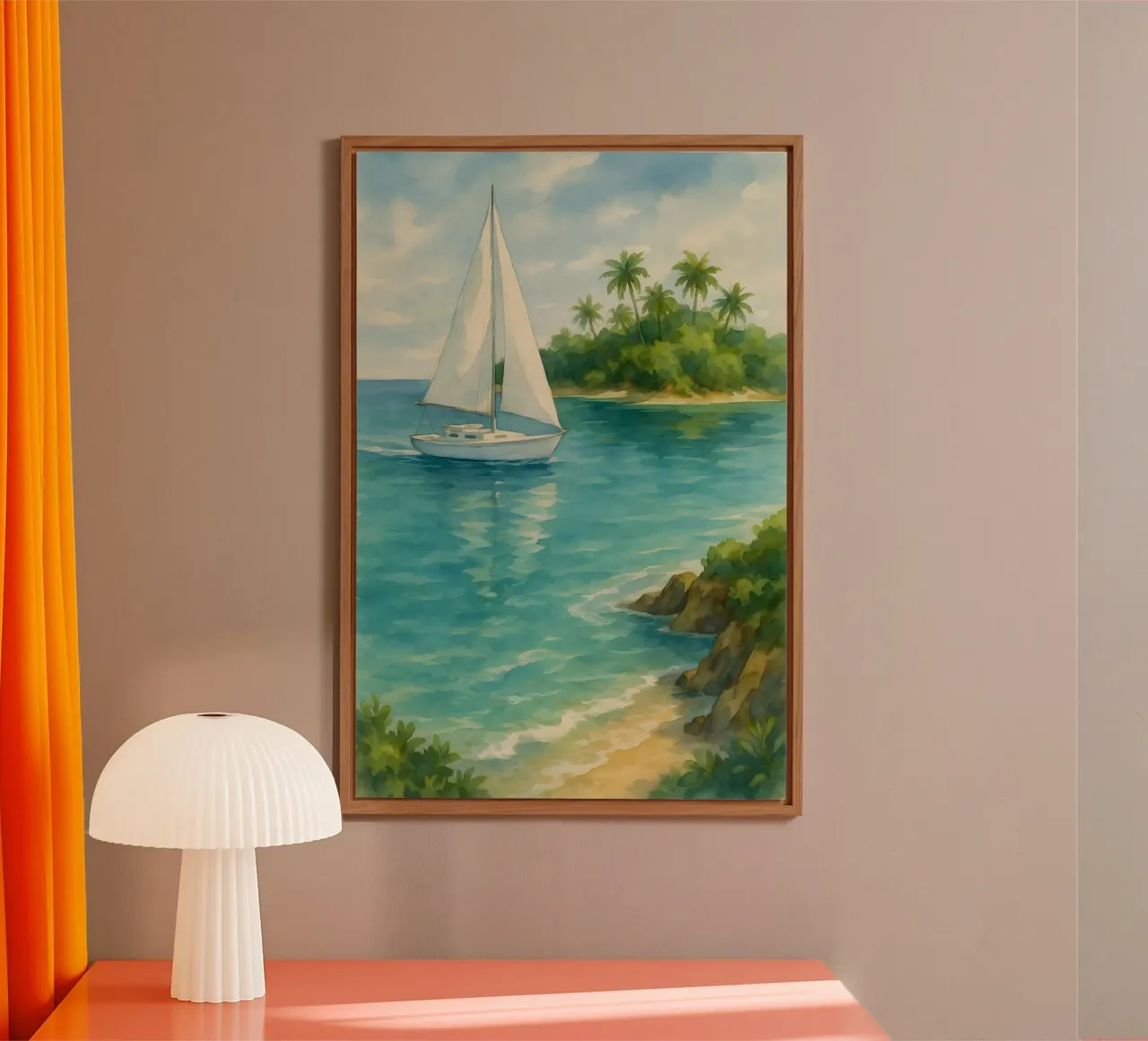 Navigare in paradiso alluminio dibond da Sea of Calm
