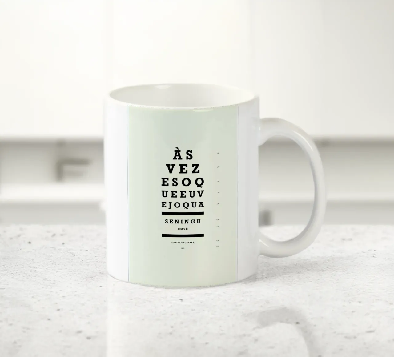 Quase Ninguém Vê tazza in ceramica da Rahma Projekt