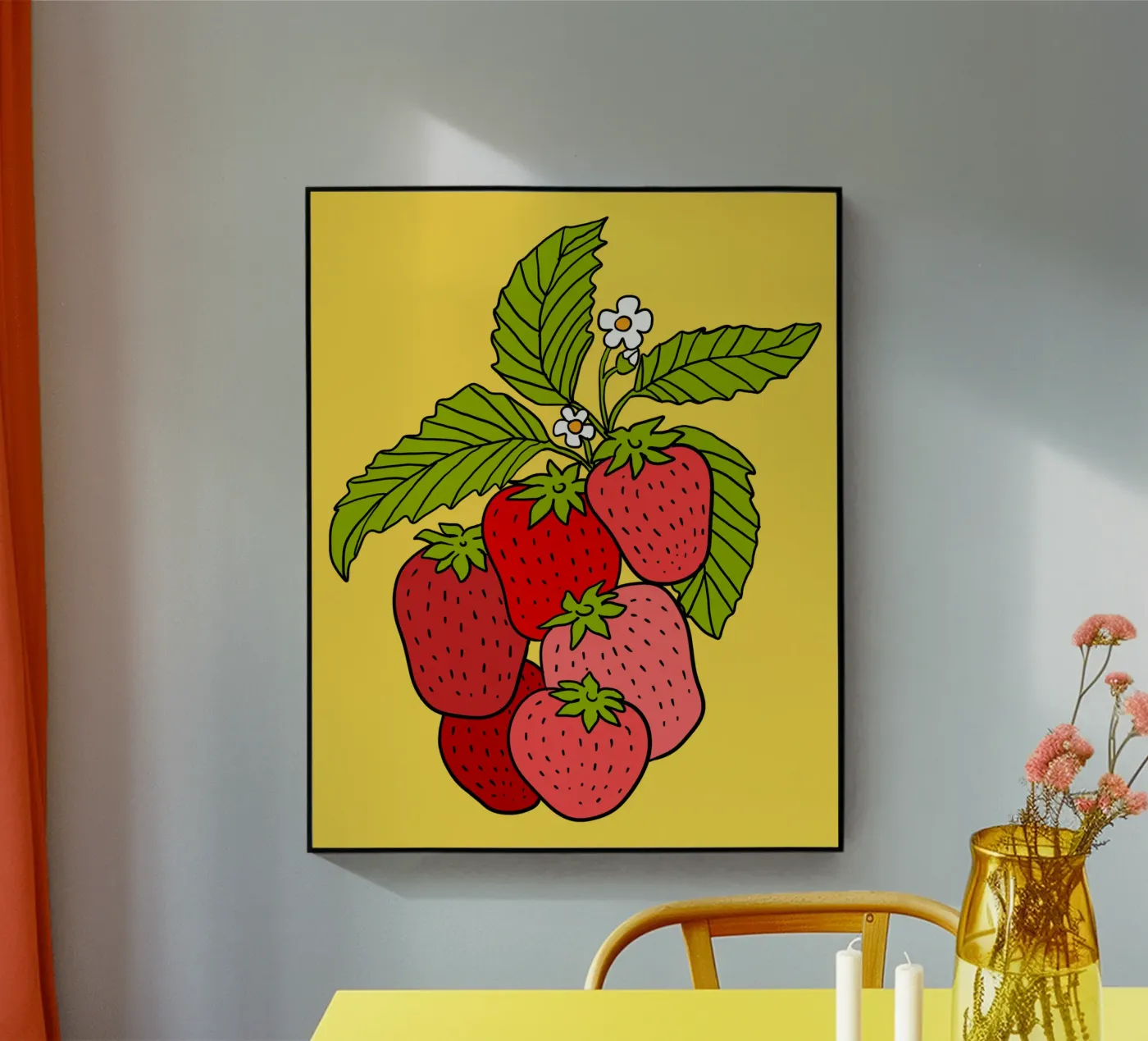 Yummy strawberries plexiglass da TijanaArtStudio88