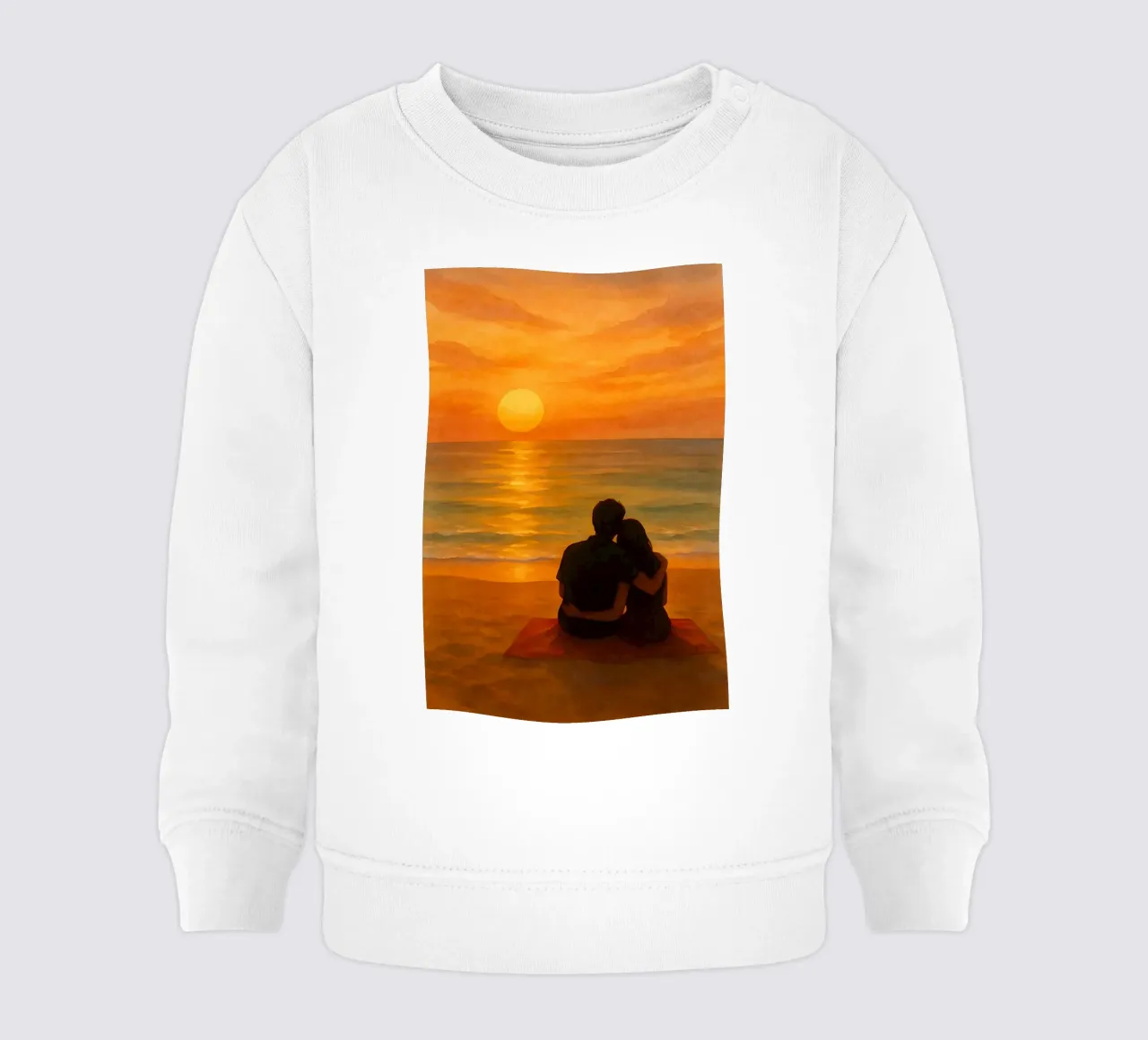 Insieme al tramonto felpa neonato da Sea of Calm