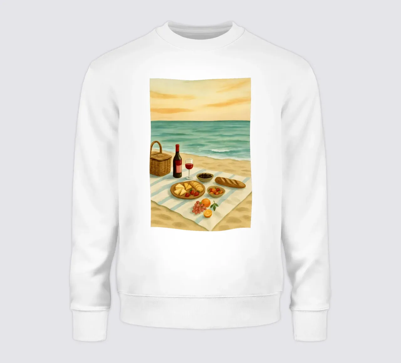 Picnic in riva al mare felpa da Sea of Calm