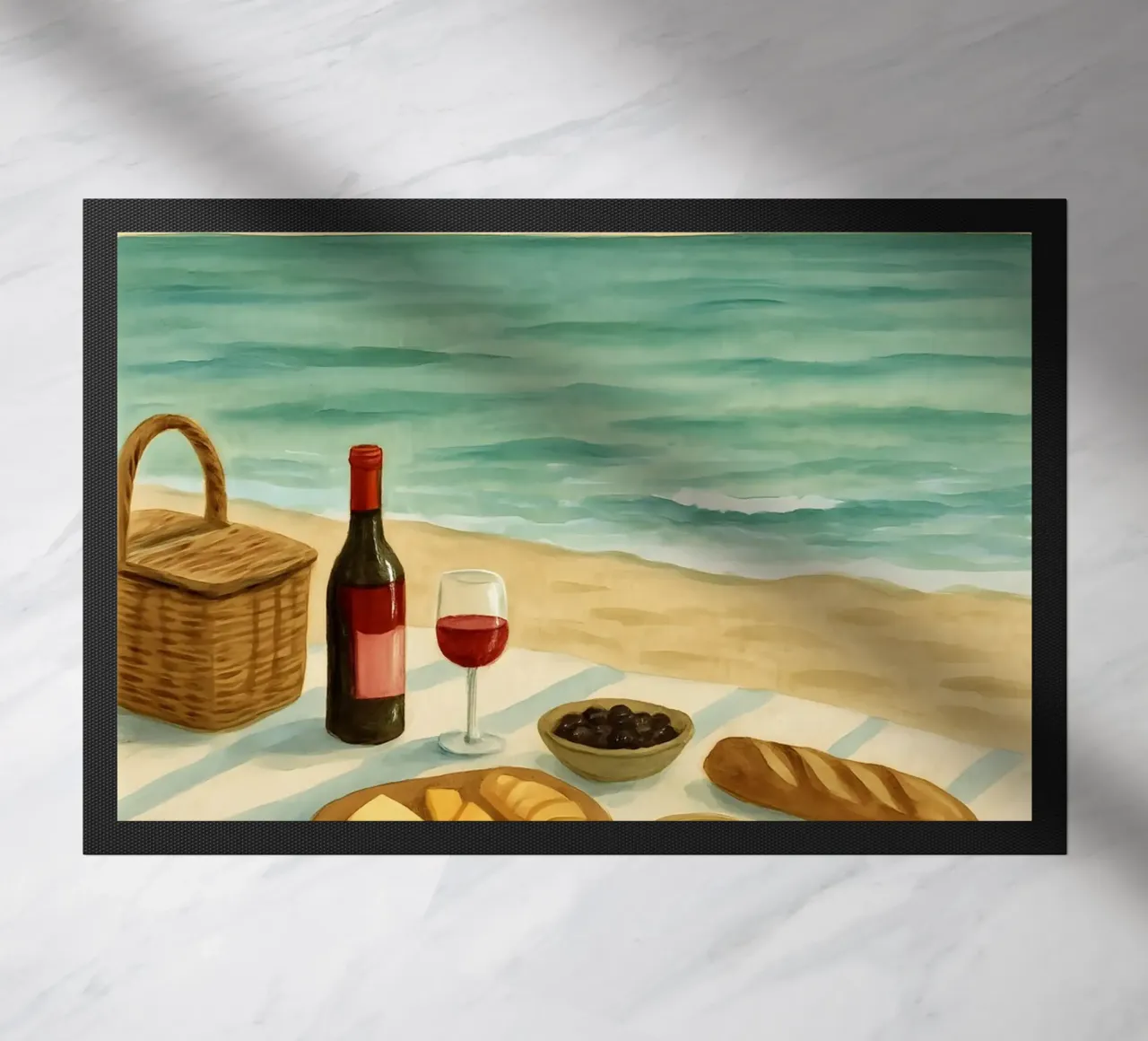 Picnic in riva al mare zerbino da Sea of Calm