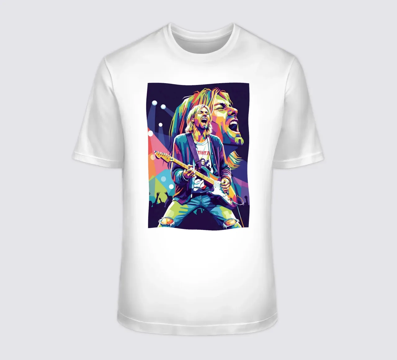 Performance di Kurt Cobain t-shirt da Hantamrata