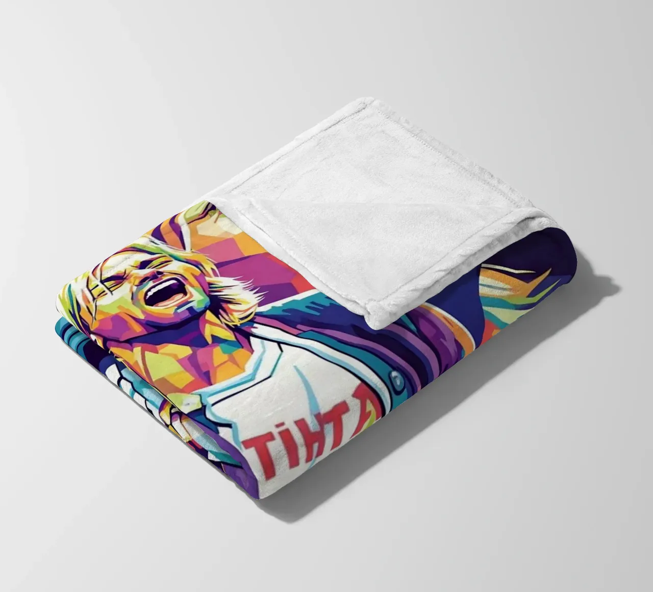 Performance di Kurt Cobain coperta in pile da Hantamrata