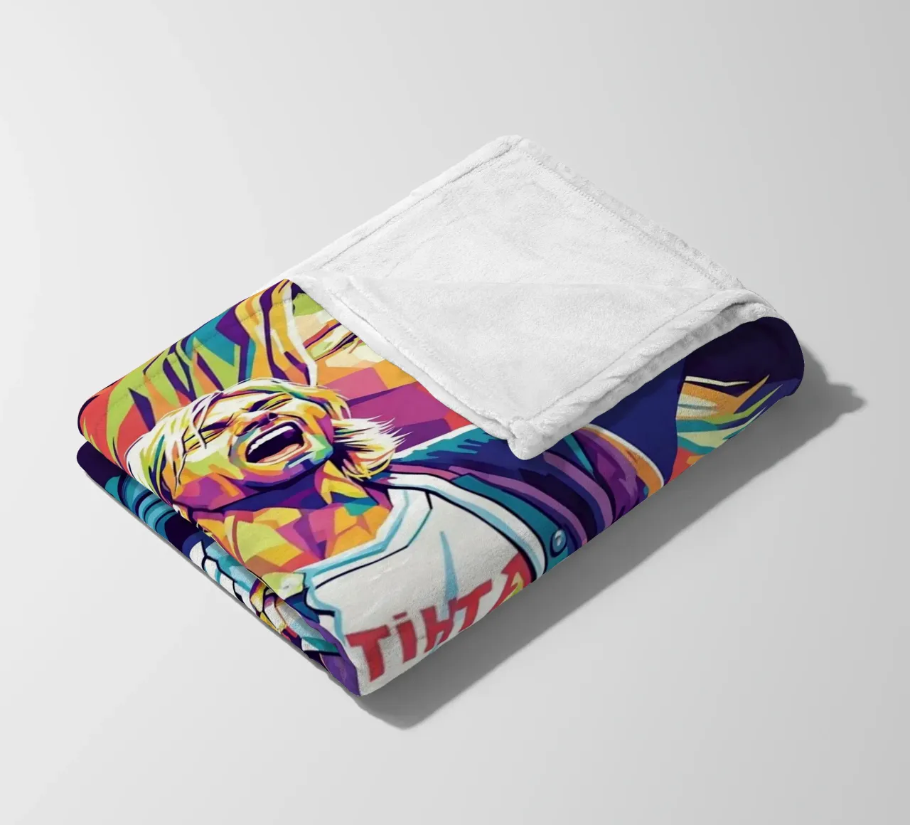 Performance di Kurt Cobain coperta in pile da Hantamrata