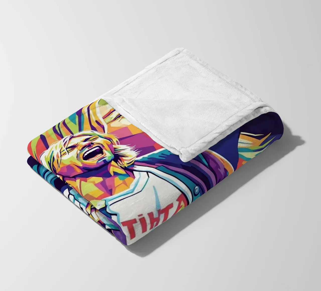 Performance di Kurt Cobain coperta in pile da Hantamrata