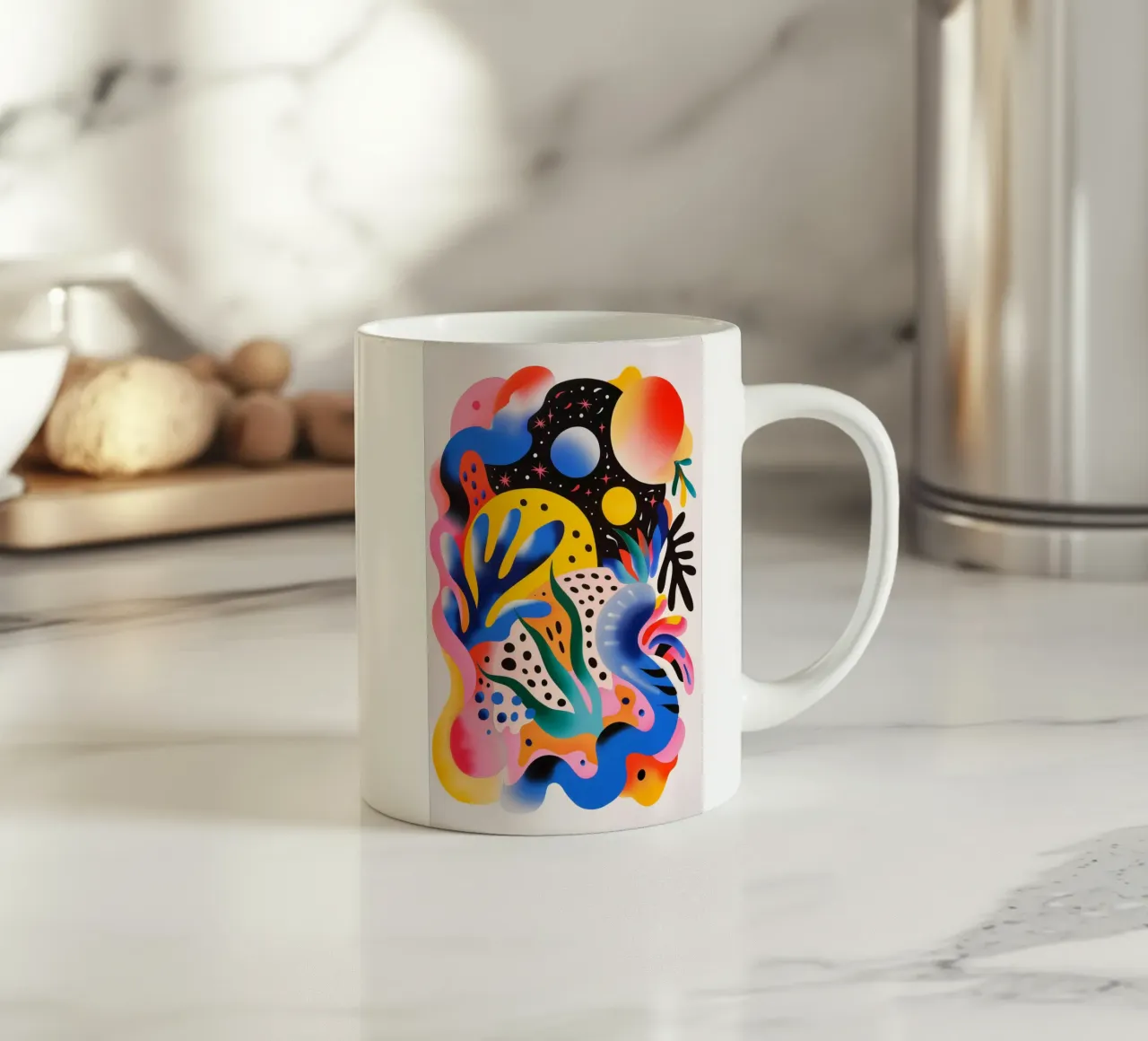 Cosmic Seaweed tazza in ceramica da LeDieg
