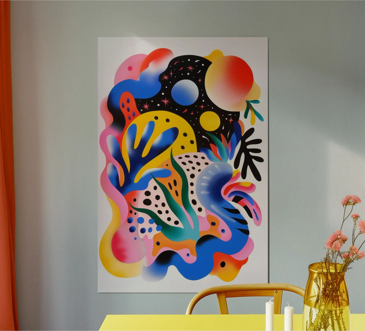 Cosmic Seaweed Poster von LeDieg