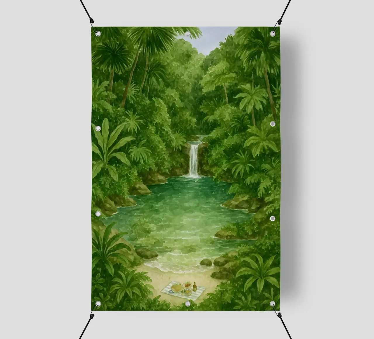 Laguna segreta con picnic telo in pvc da Sea of Calm