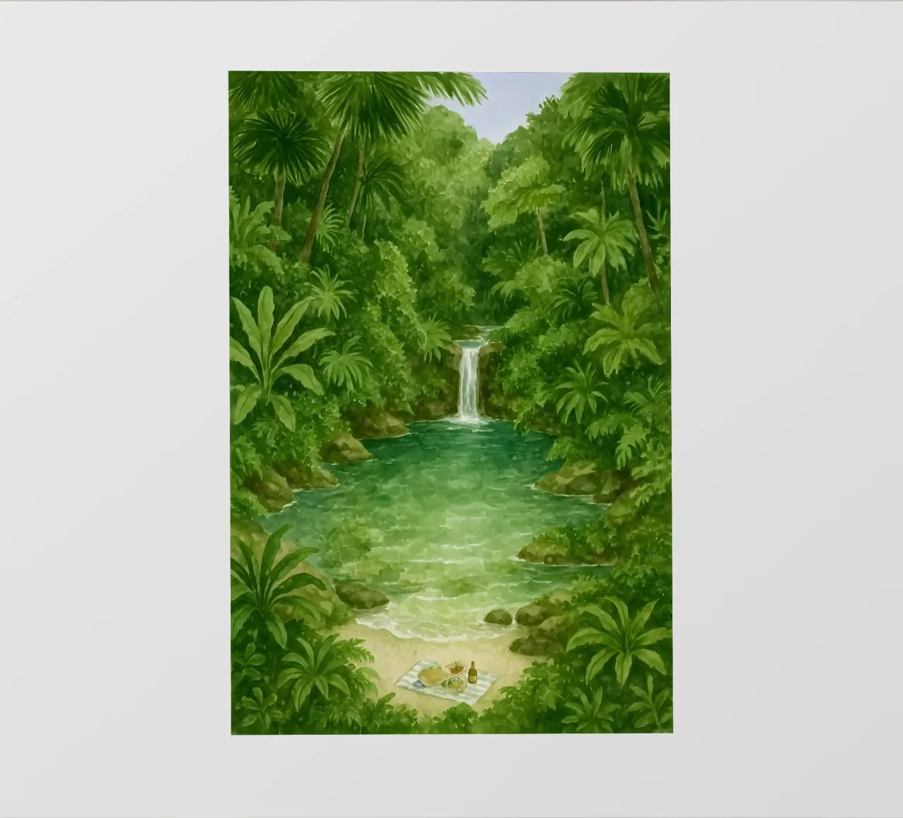 Laguna segreta con picnic telo in pvc da Sea of Calm