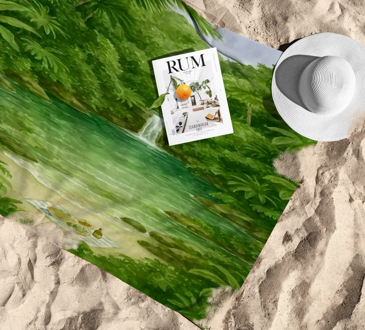 Laguna segreta con picnic telo mare da Sea of Calm