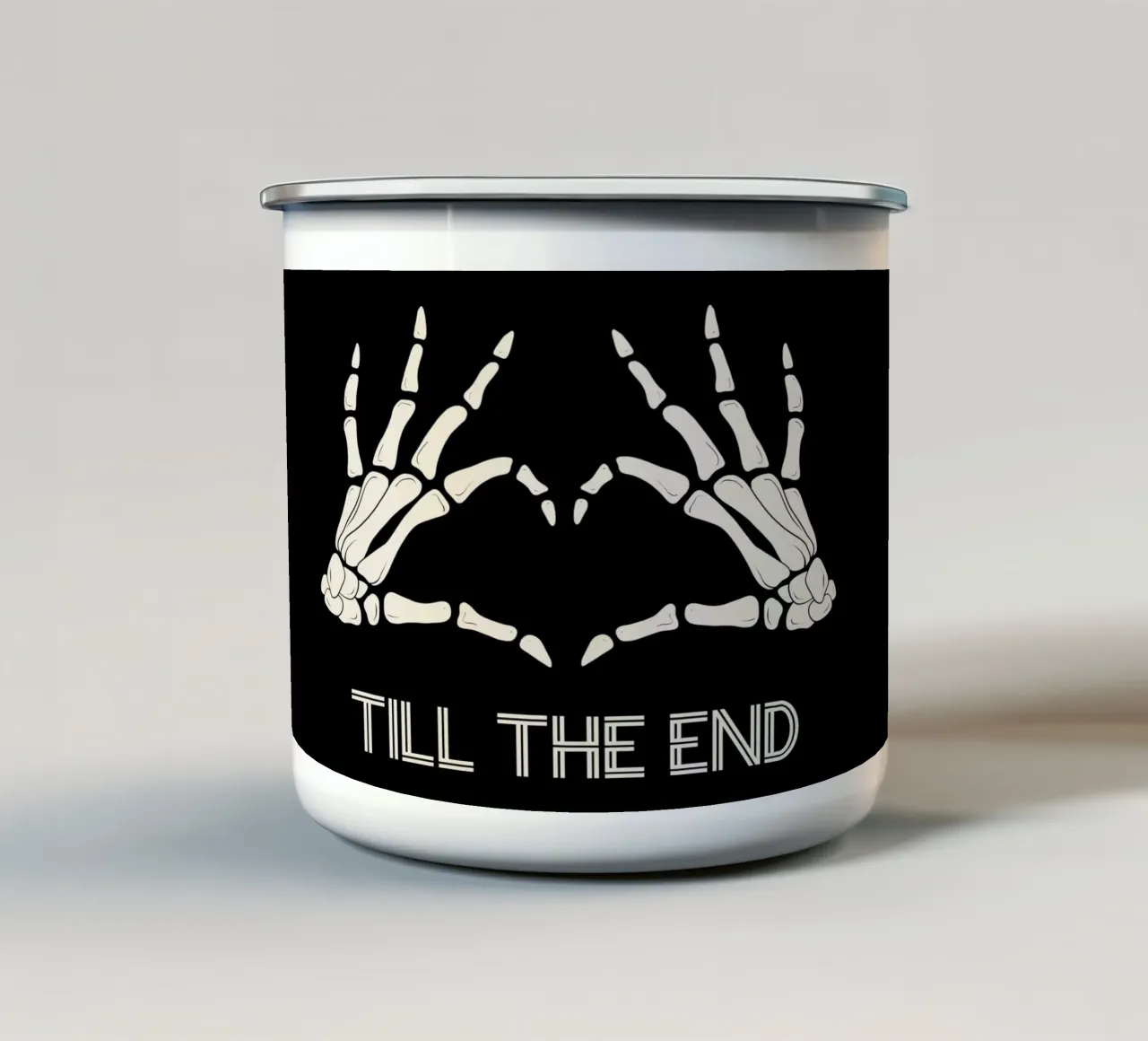 Till the end love tazza in smalto da TijanaArtStudio88