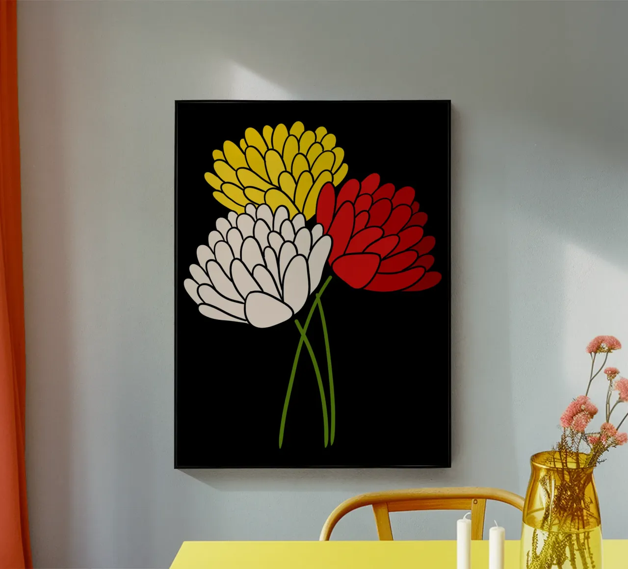 Blooming trio plexiglass da TijanaArtStudio88