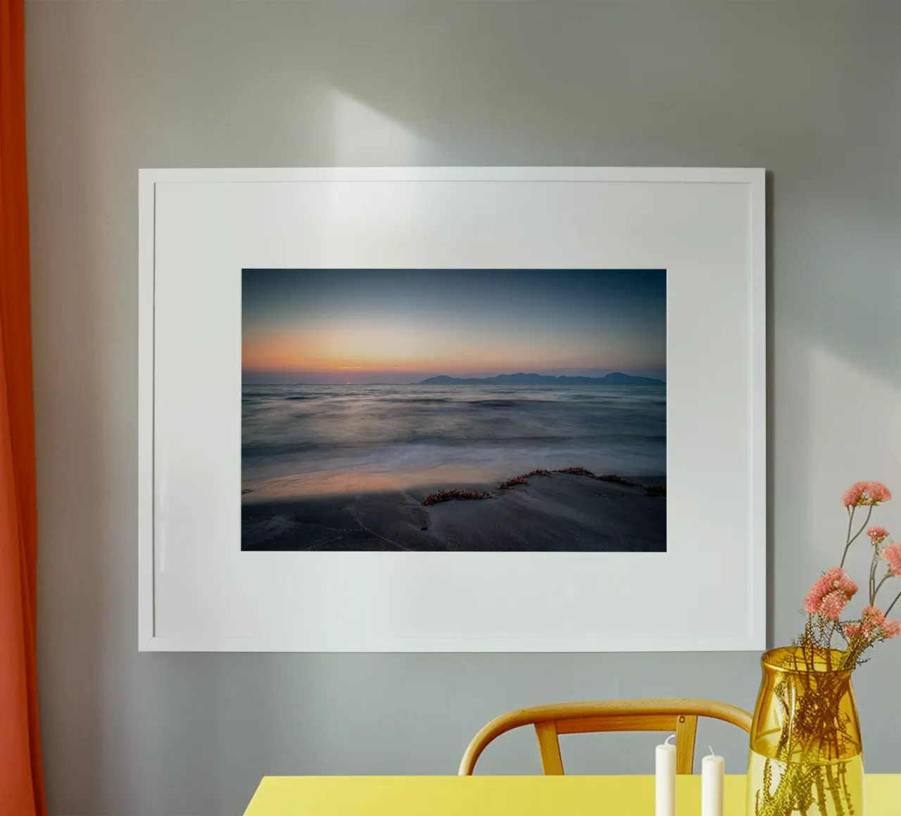 Tramonto sul Mediterraneo poster da Marcus Beckert | Fotografie