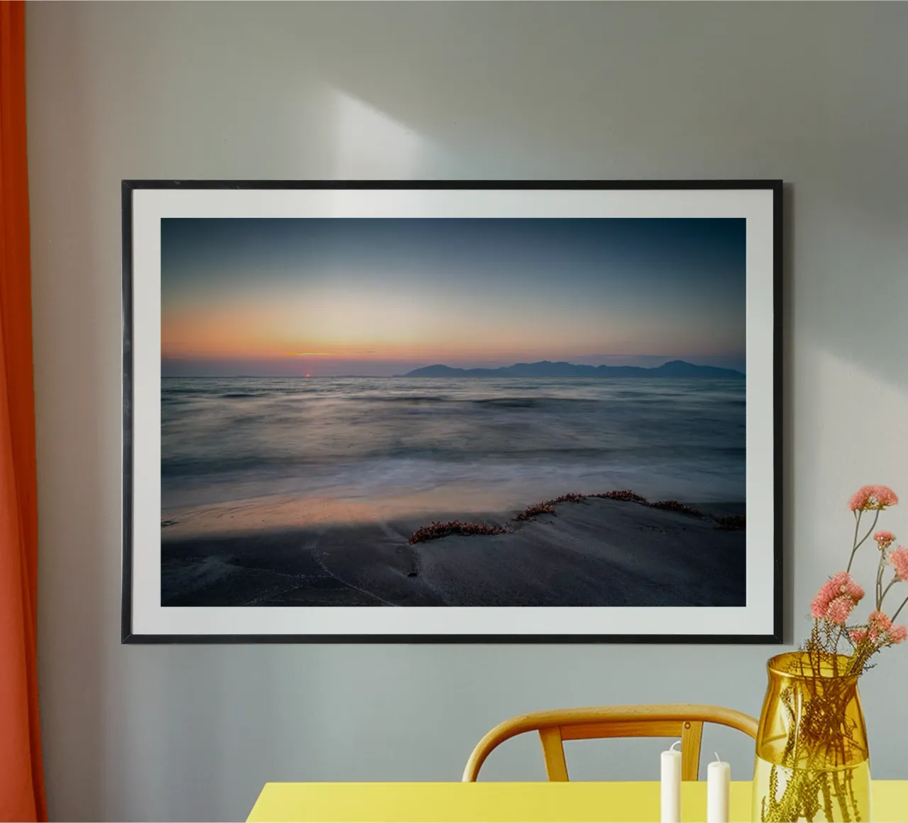 Tramonto sul Mediterraneo poster da Marcus Beckert | Fotografie