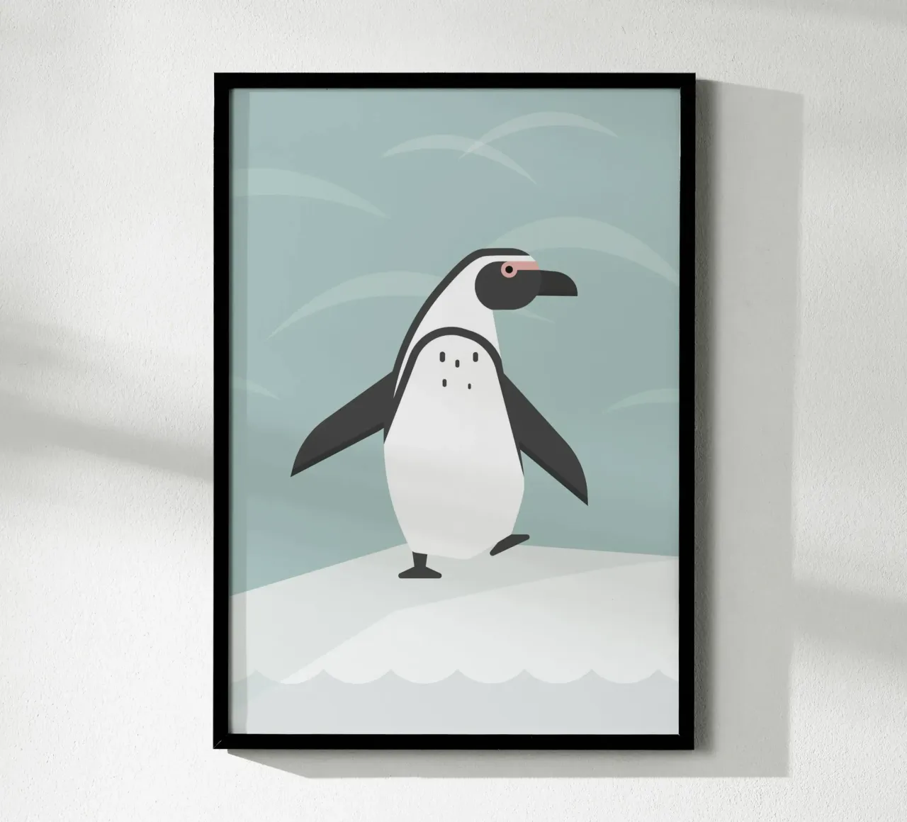 Pinguïn dans poster van Carolin Vonhoff
