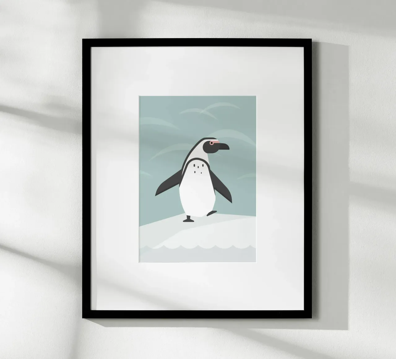 Pinguïn dans poster van Carolin Vonhoff