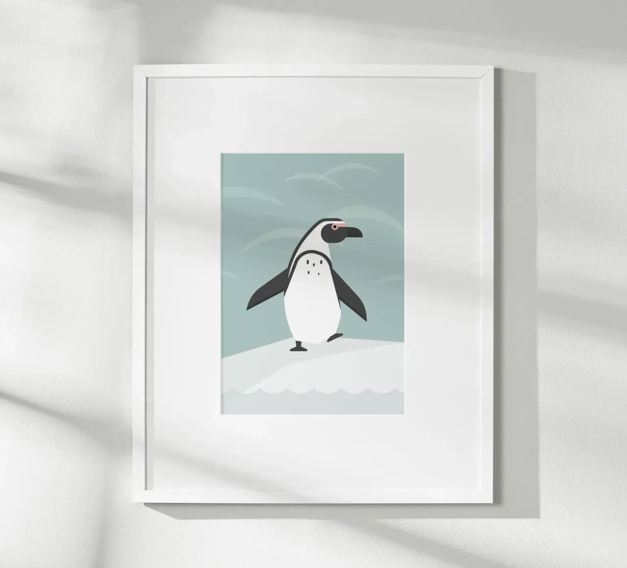 Pinguïn dans poster van Carolin Vonhoff