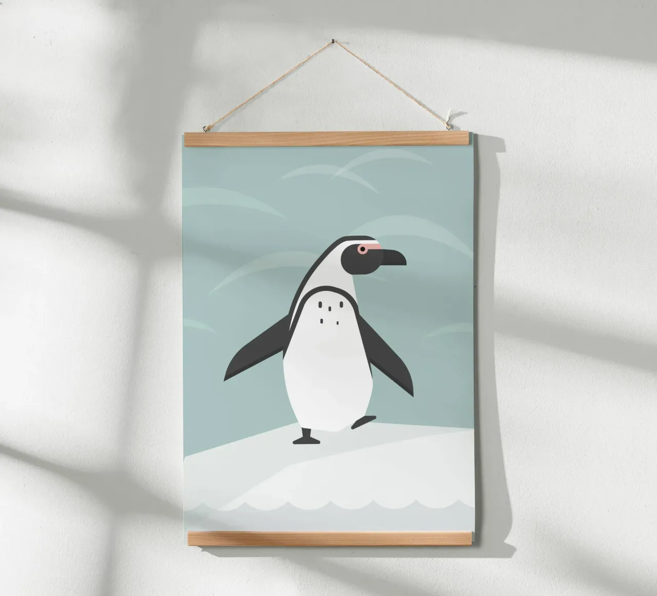 Pinguïn dans poster van Carolin Vonhoff