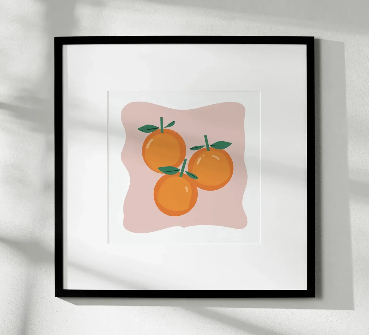Trio semplice di arance poster con telaio in plastica da Autumn Season