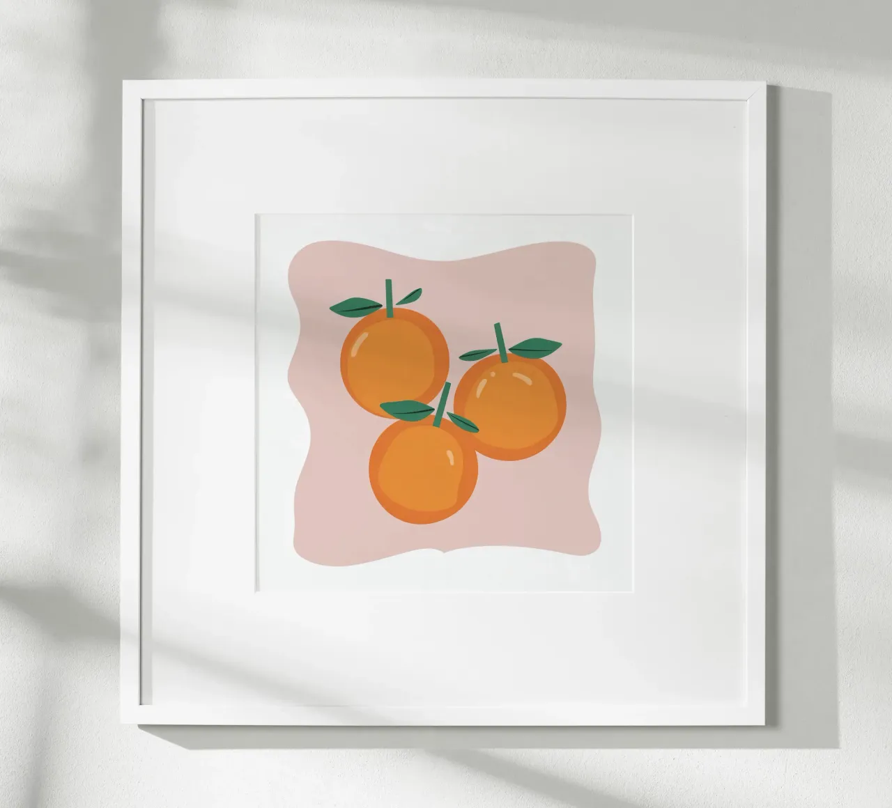 Trio semplice di arance poster con telaio in plastica da Autumn Season