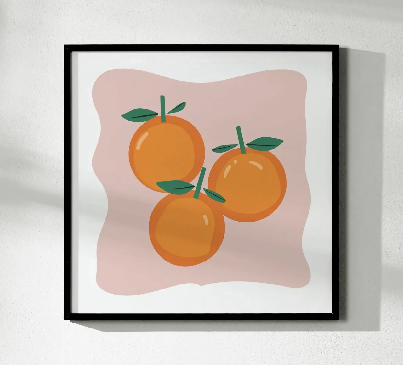Trio semplice di arance poster con telaio in plastica da Autumn Season