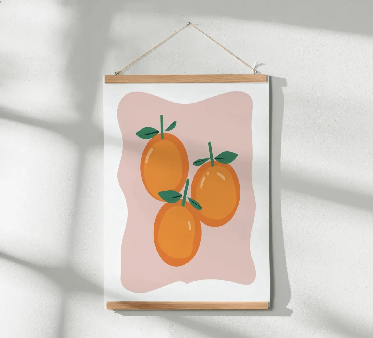 Trio semplice di arance poster con telaio in plastica da Autumn Season