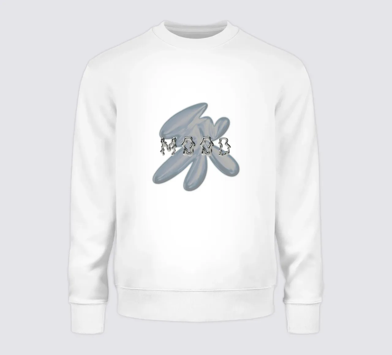 design grafico e tipografia metallizzata felpa da morphinaeblue