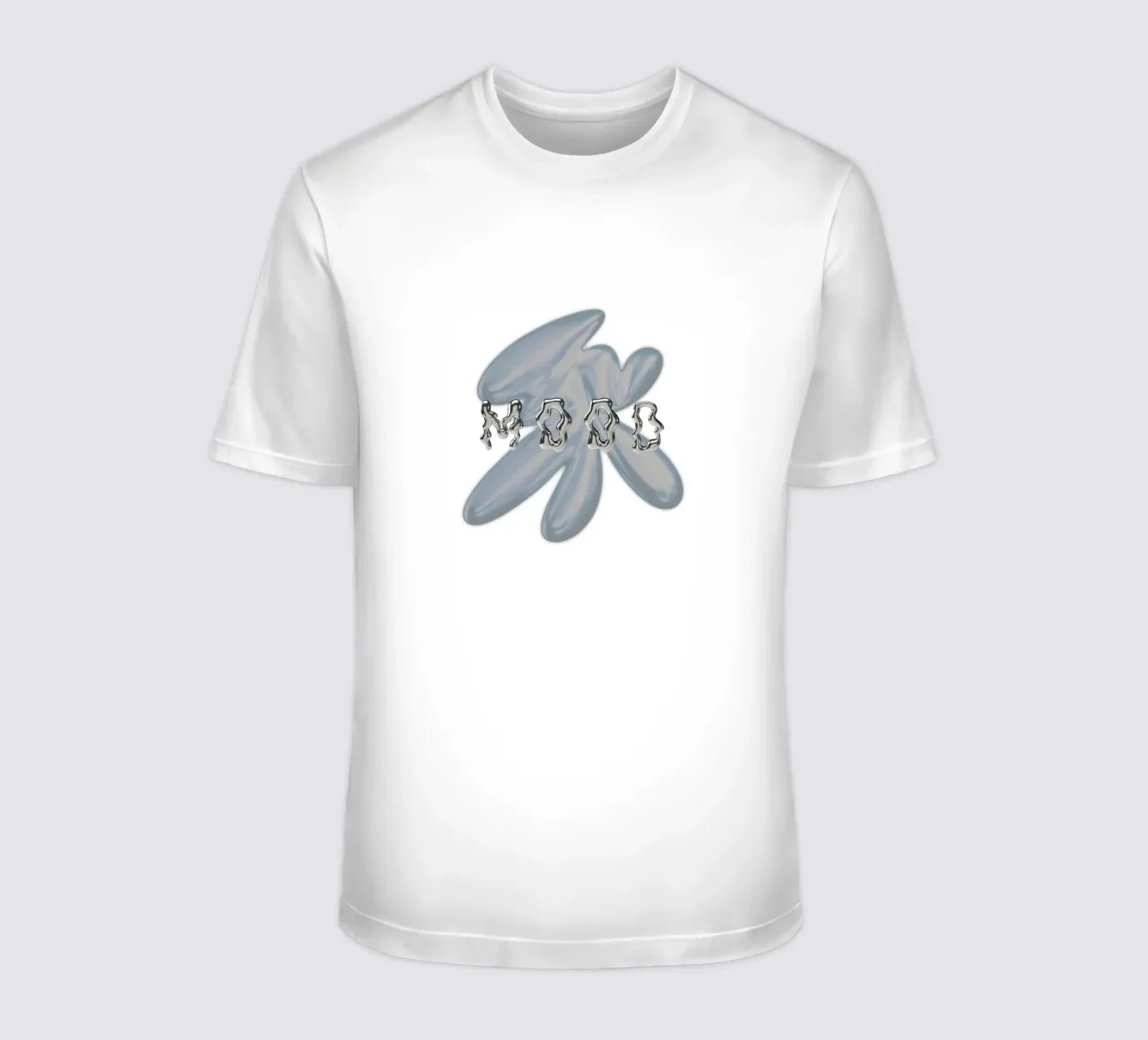 design grafico e tipografia metallizzata t-shirt da morphinaeblue