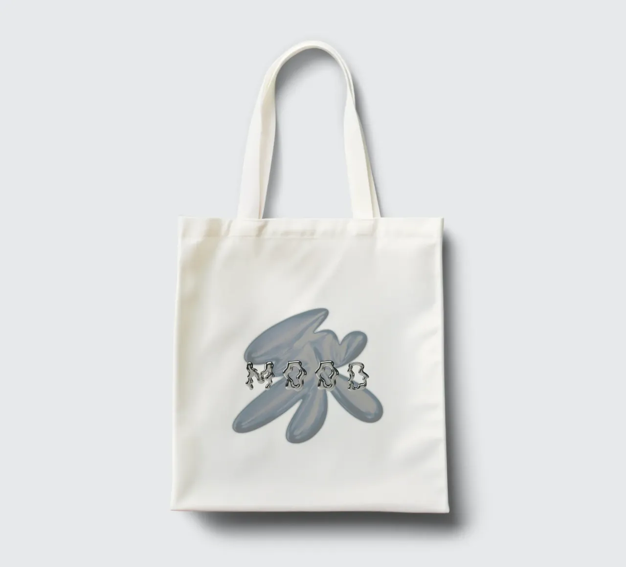 design grafico e tipografia metallizzata borsa in juta da morphinaeblue
