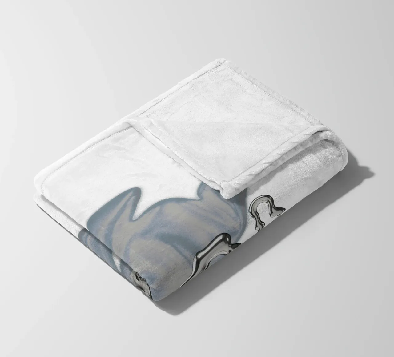 design grafico e tipografia metallizzata coperta in pile da morphinaeblue