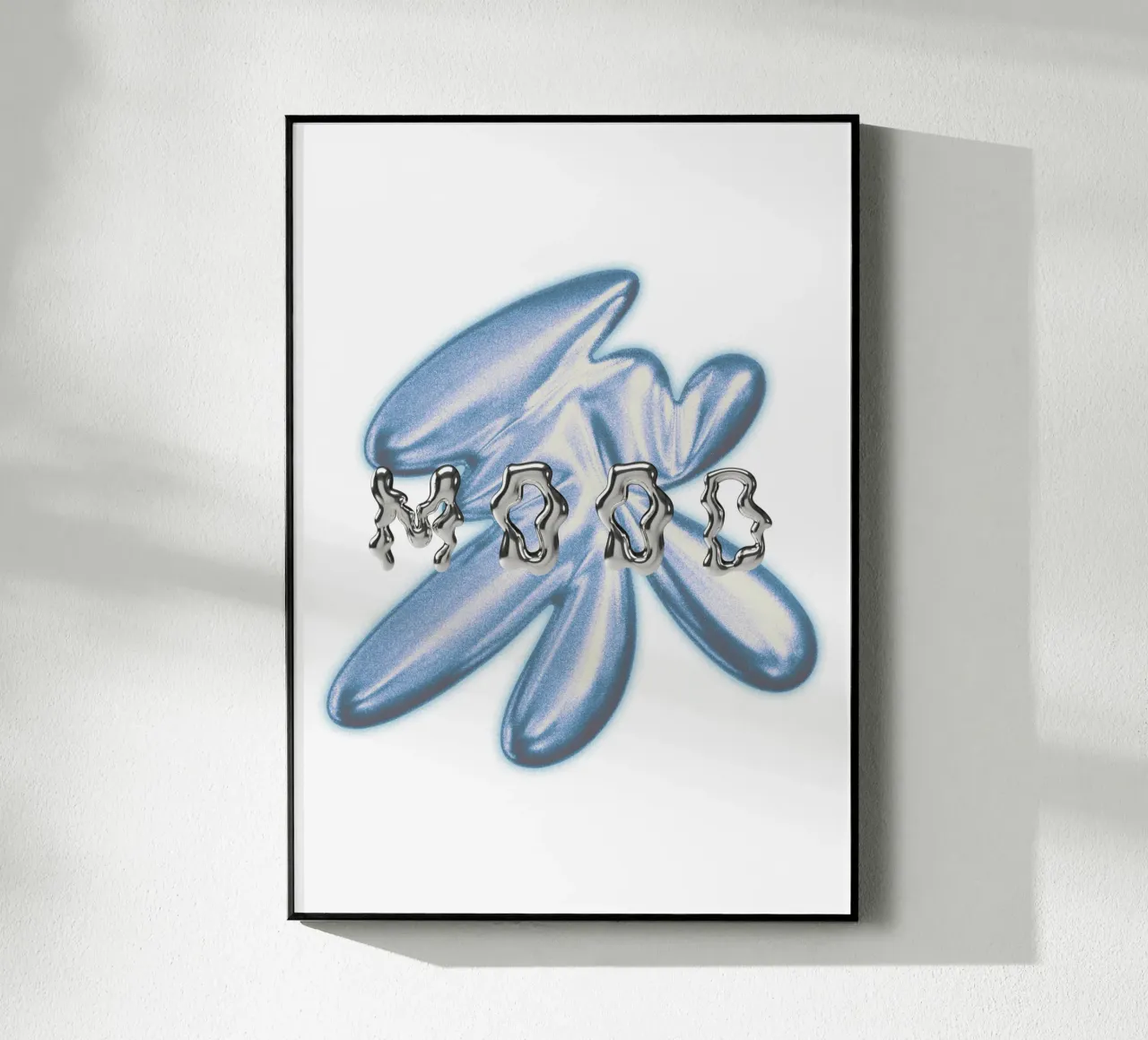 design grafico e tipografia metallizzata plexiglass da morphinaeblue