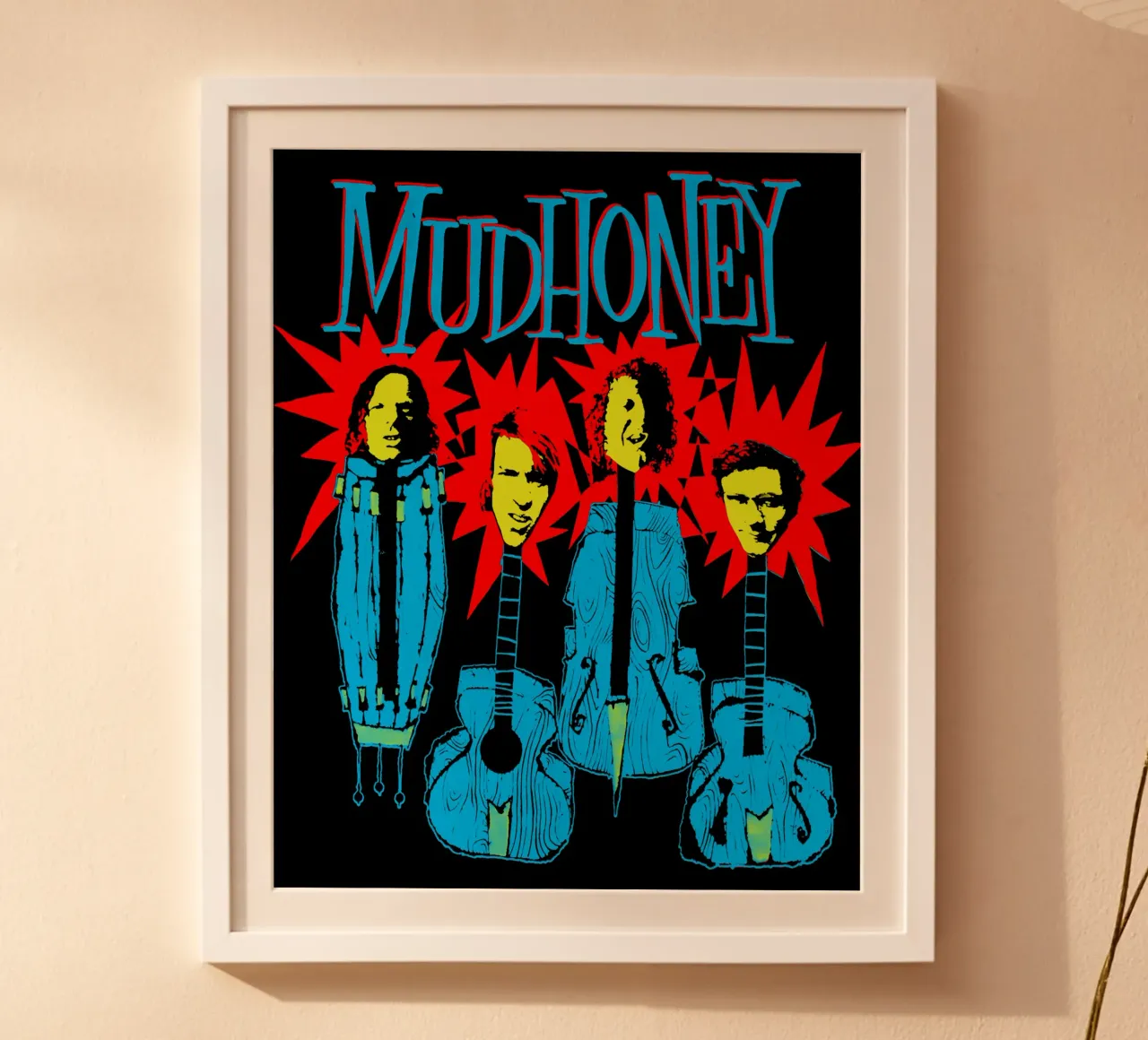 Maglietta essenziale rock vintage stile anni '90 poster da igoshdesigns