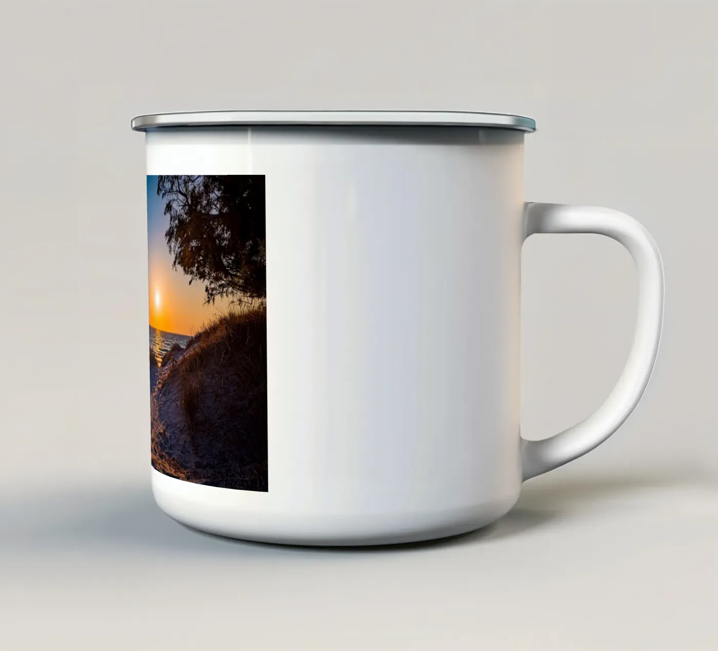 Sunset enamel mug by Marcus Beckert | Fotografie