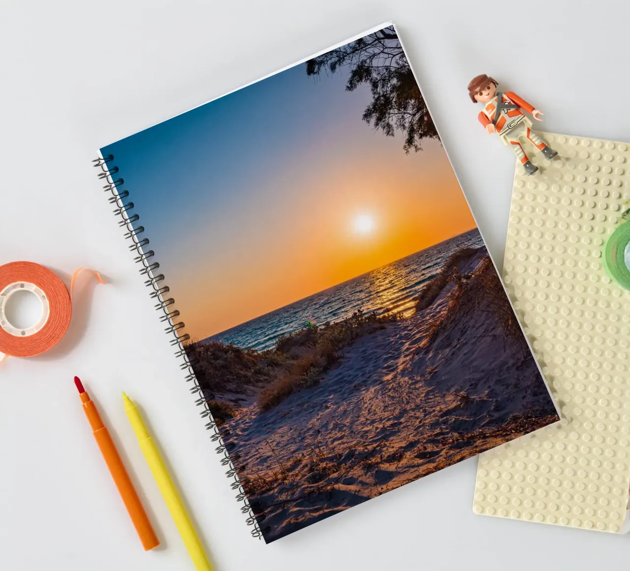 Sunset spiral notebook by Marcus Beckert | Fotografie