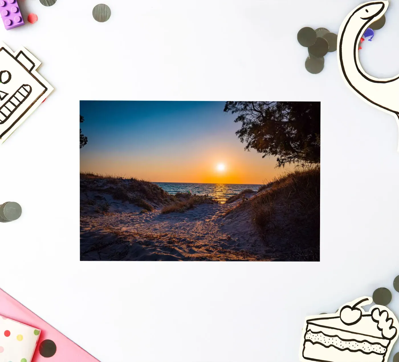 Tramonto adesivo da Marcus Beckert | Fotografie