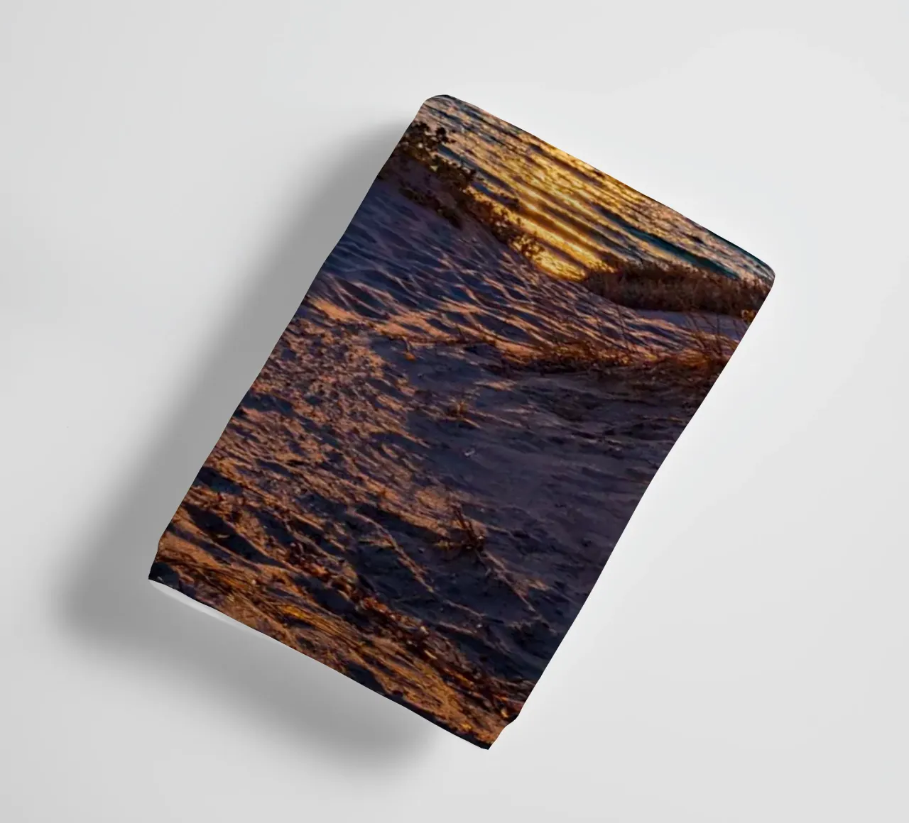 Zonsondergang badhanddoek van Marcus Beckert | Fotografie