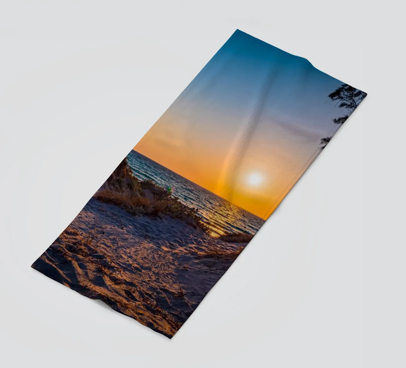 Sunset serviette de plage de Marcus Beckert | Fotografie